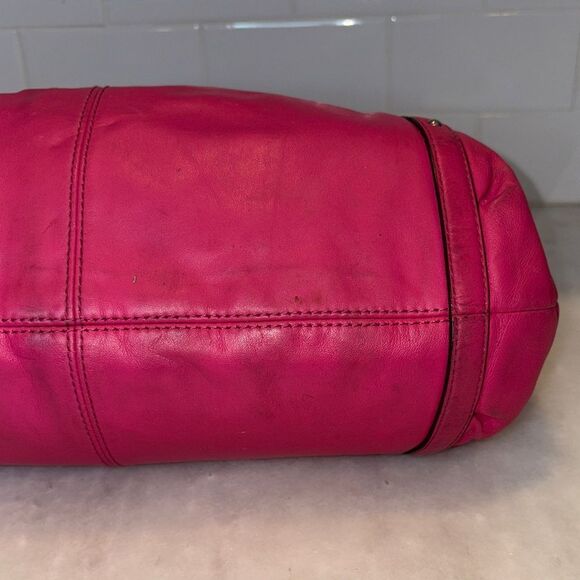 Coach Purse Handbag Leather Pocketbook Alexandria Chain Shoulder Bag - Picture 7 of 16